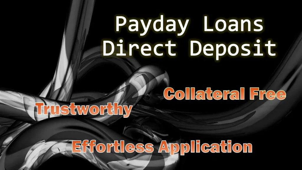 payday loans direct deposit