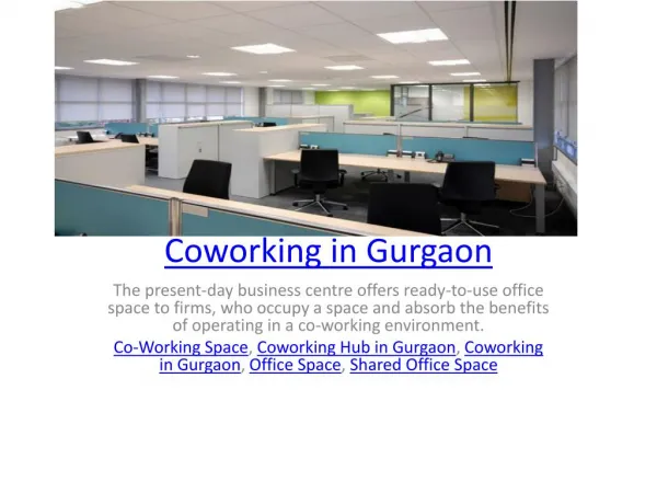 Coworking in Gurgaon
