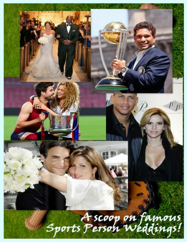 A scoop on famous sports person weddings! - A2zWeddingCards