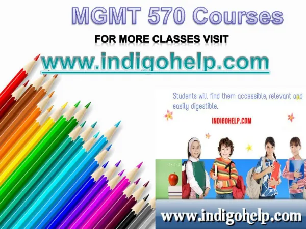 MGMT 570 Courses/Indigohelp