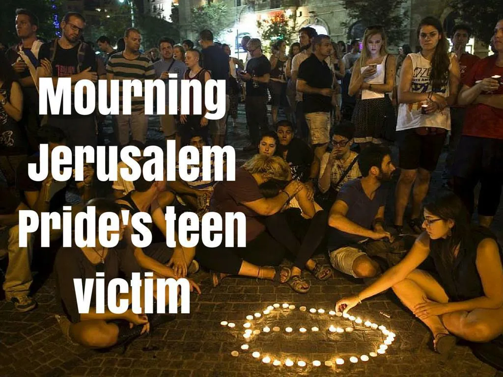mourning jerusalem pride s teen victim