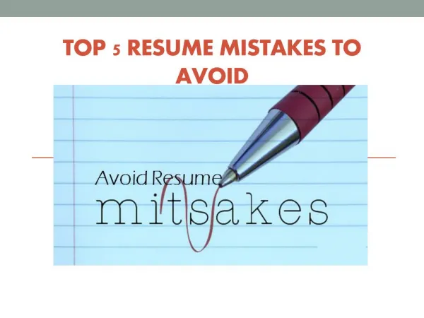 Morpheus Human Consulting Director Kailash Shahan Article On Top 5 Resume Mistakes To Avoid
