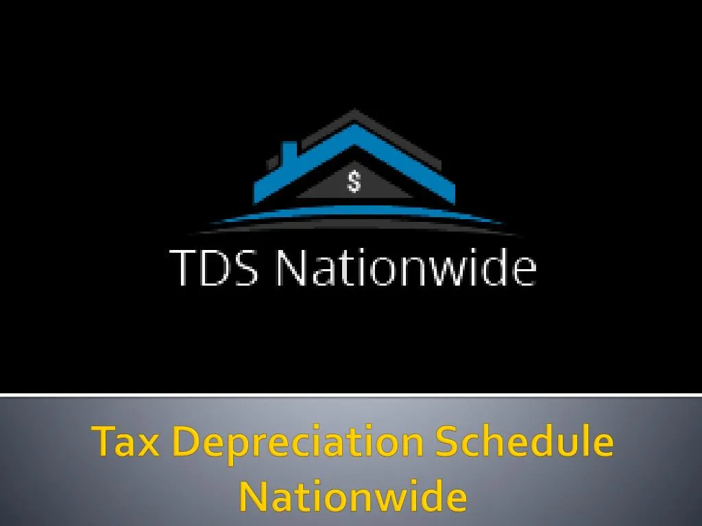 tax depreciation schedule nationwide