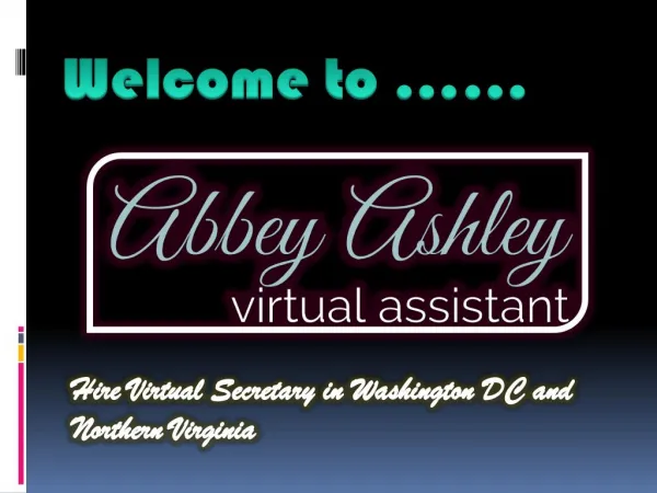Virtual Assistant Northern Virginia