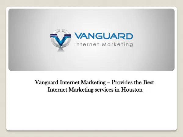 Vanguard Internet Marketing – Provides the Best Internet Marketing Services in Houston