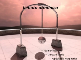 Il moto armonico - slide 1
