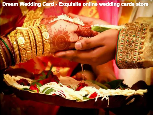 Dream Wedding Card - Exquisite online wedding cards store