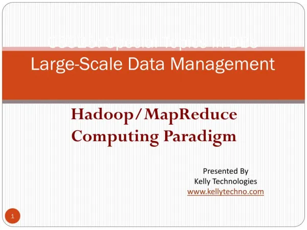 Hadoop training in Bangalore
