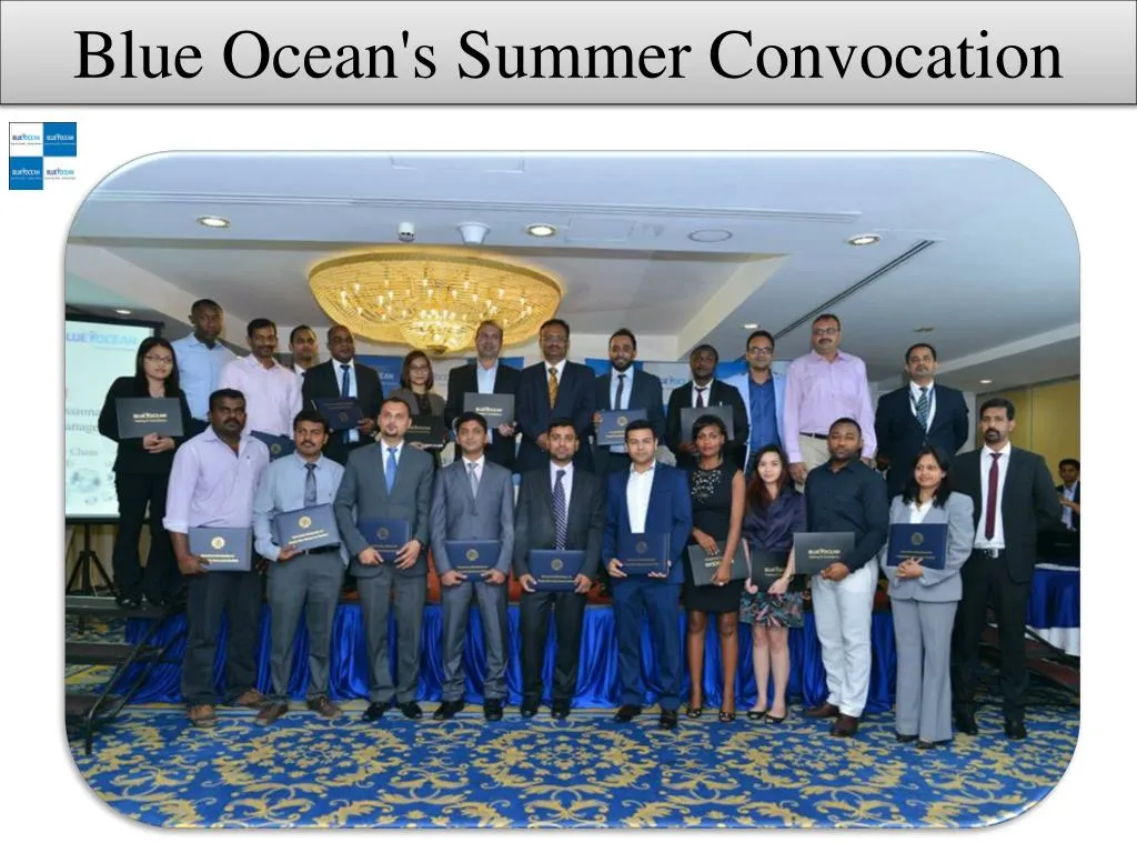 blue ocean s summer convocation