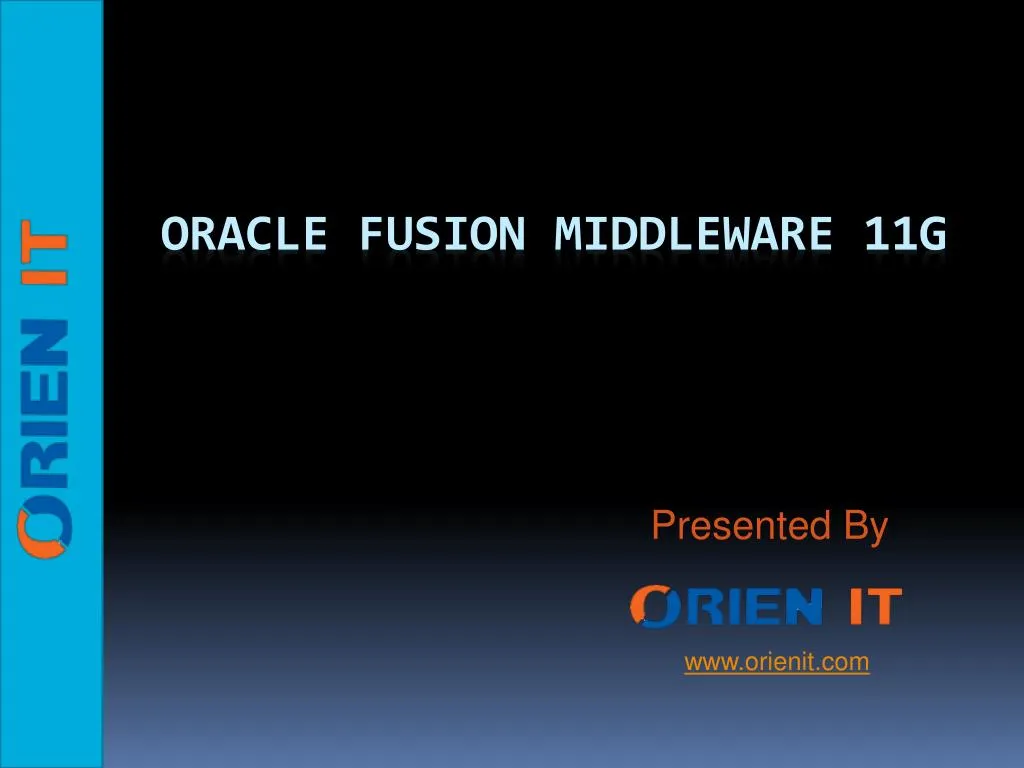 oracle fusion middleware 11g