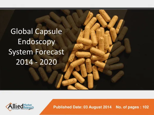 Capsule Endoscopy System - Market Opportunities and Forecast, 2014 - 2020