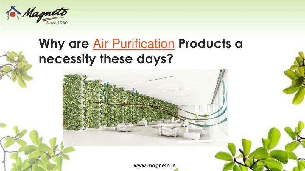 why are air purification products a necessity these days