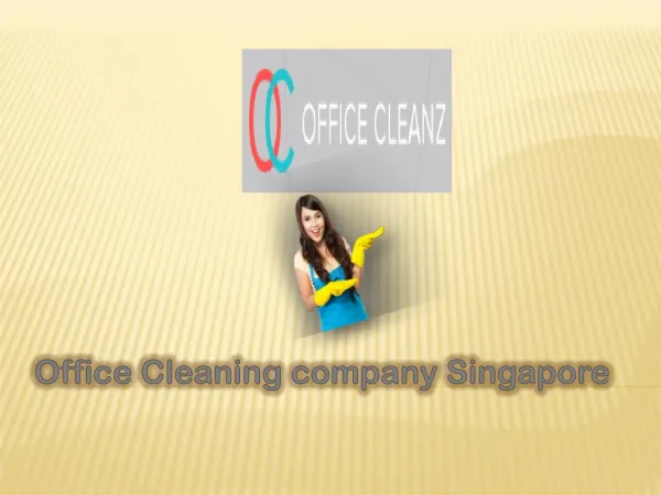 Office cleaning Singapore
