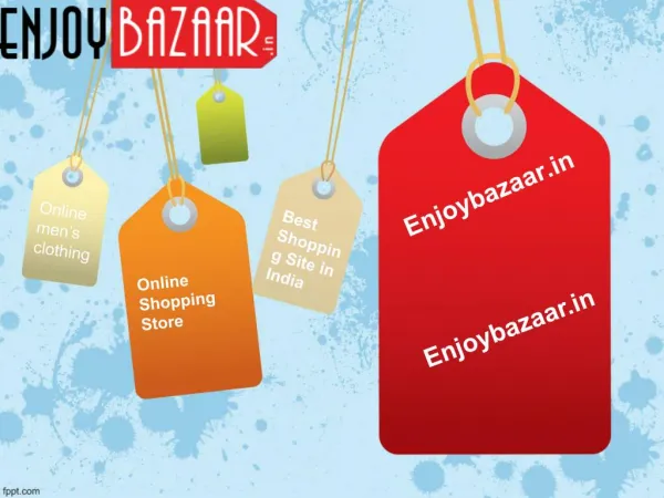 Online Shopping Store @ Enjyubazaar.in