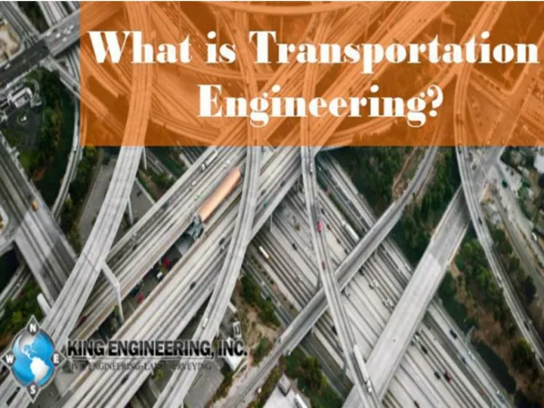 What is Transportation Engineering?
