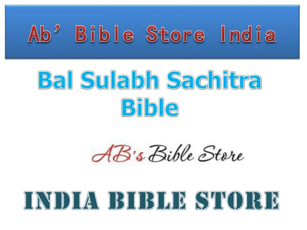 ab bible store india