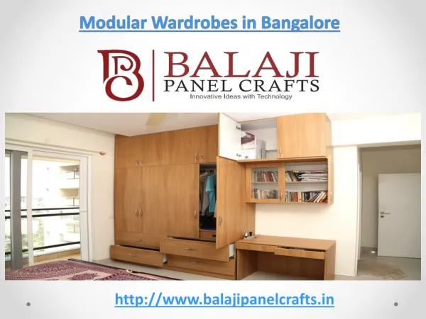 Modular Wardrobe Manufacturers & Dealers in Bangalore