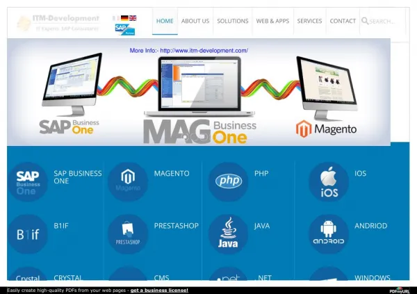 MAGB1, e-Commerce Magento - Itm development