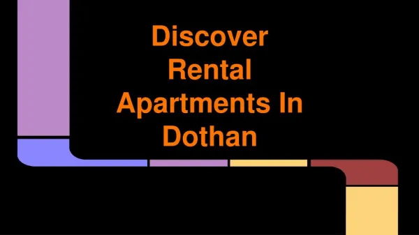 Discover Rental Apartments In Dothan