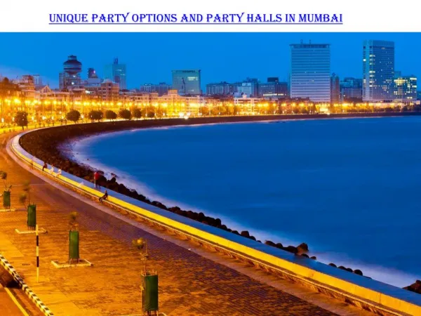 Party halls in Mumbai