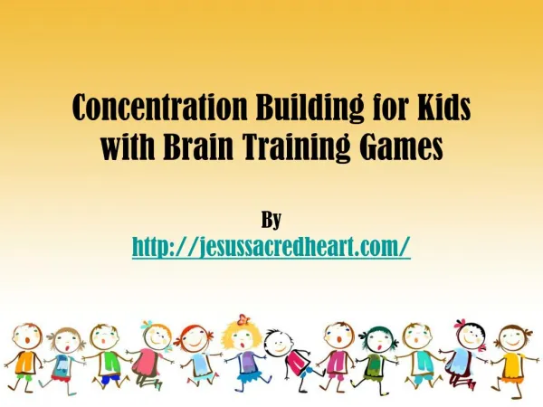 Concentration Building for Kids with Brain Training Games