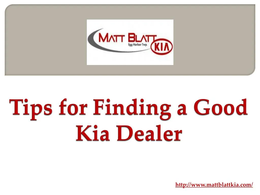 tips for finding a good kia dealer