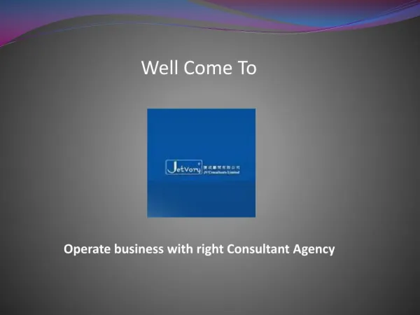 Operate business with right Consultant Agency