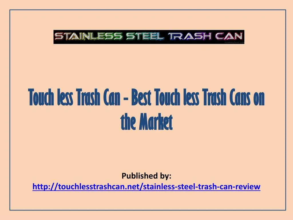 touch less trash can best touch less trash cans on the market