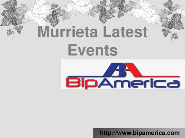 Murrieta Latest Events