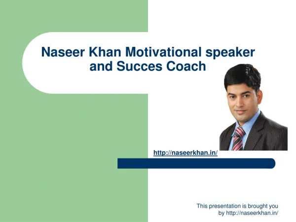Motivational Speaker and speech coach