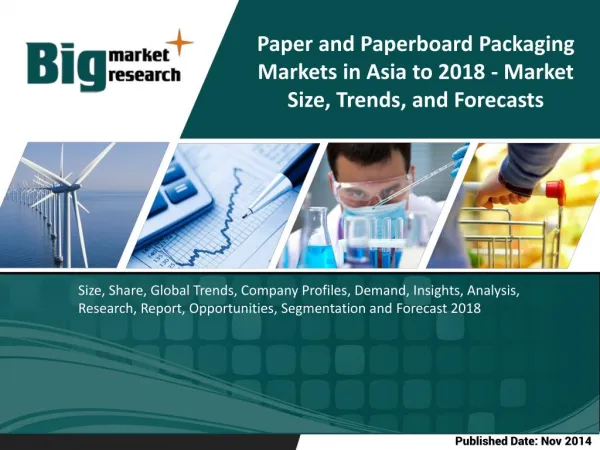 Paper and Paperboard Packaging Markets in Asia to 2018 - Market Size, Trends, and Forecasts