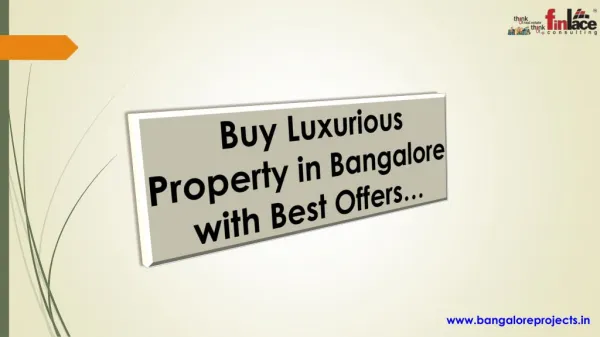 Luxury Apartments in Bangalore, Property in Bangalore