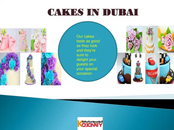 Cakes in Dubai