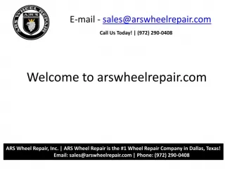 Wheel Repair Dallas - slide 1