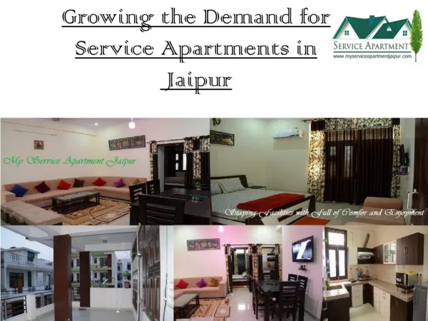 Growing the Demand for Service Apartments in Jaipur - Myserviceapartmentjaipur