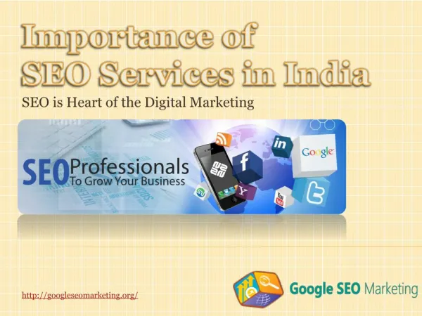 PPT: Importance of SEO Services in India