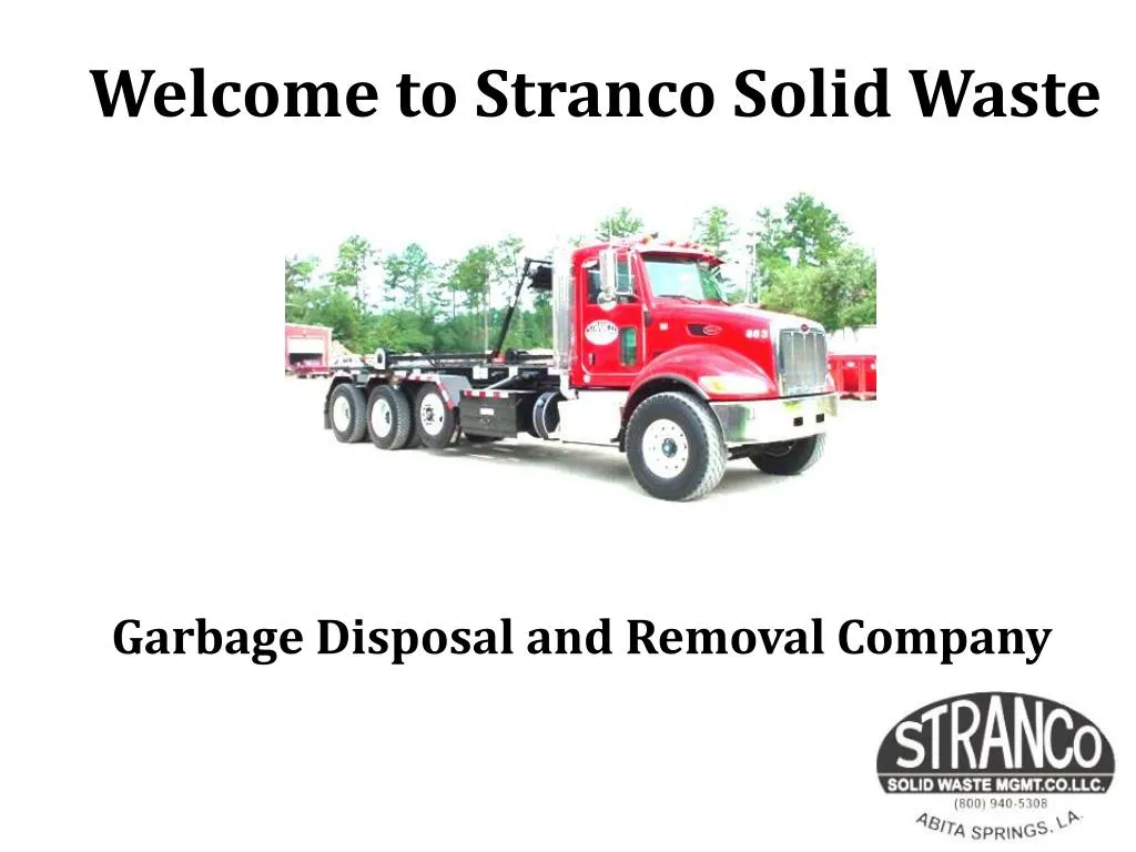 welcome to stranco solid waste
