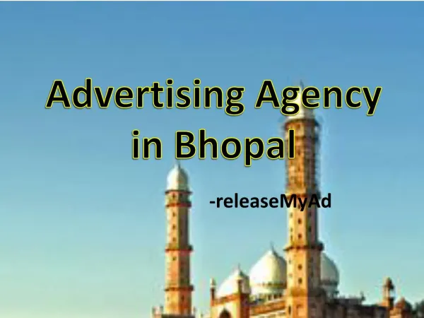 Leading Advertising Agency in Bhopal.
