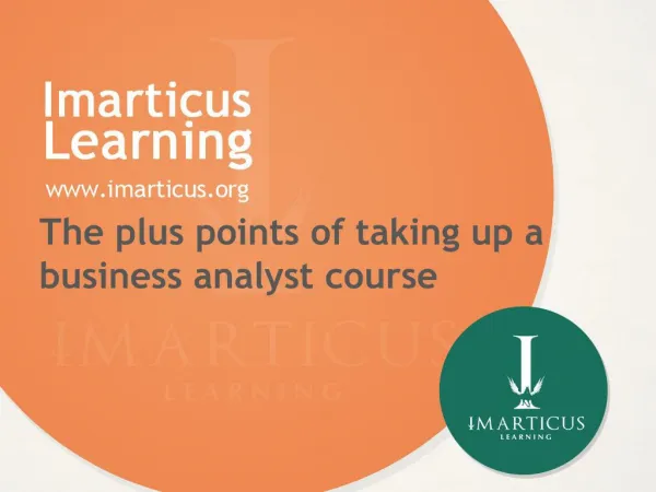 The plus points of taking up a business analyst course