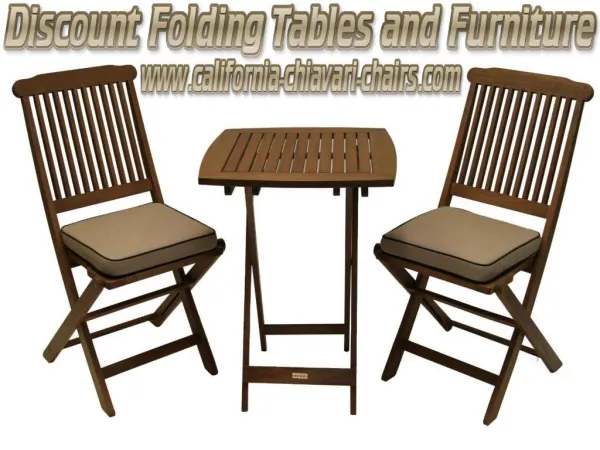 Discount Folding Tables and Furniture