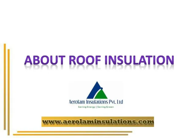 Roof Heat Insulation Exporters India