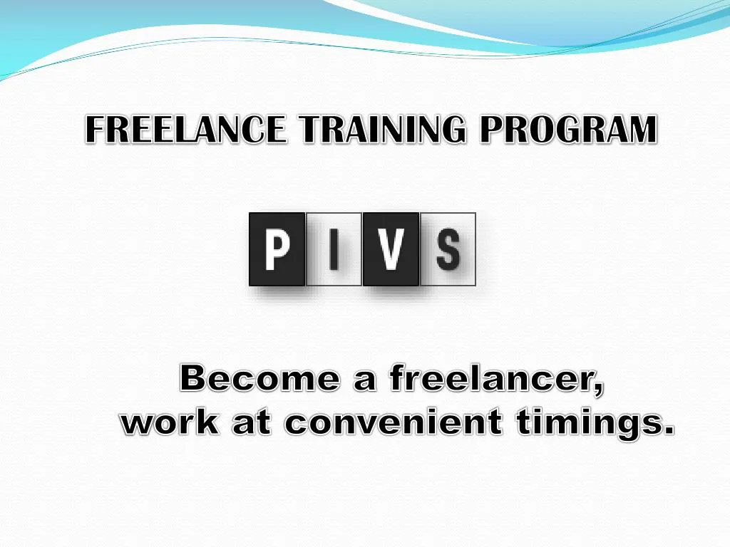 freelance training program