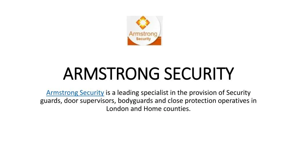 armstrong security