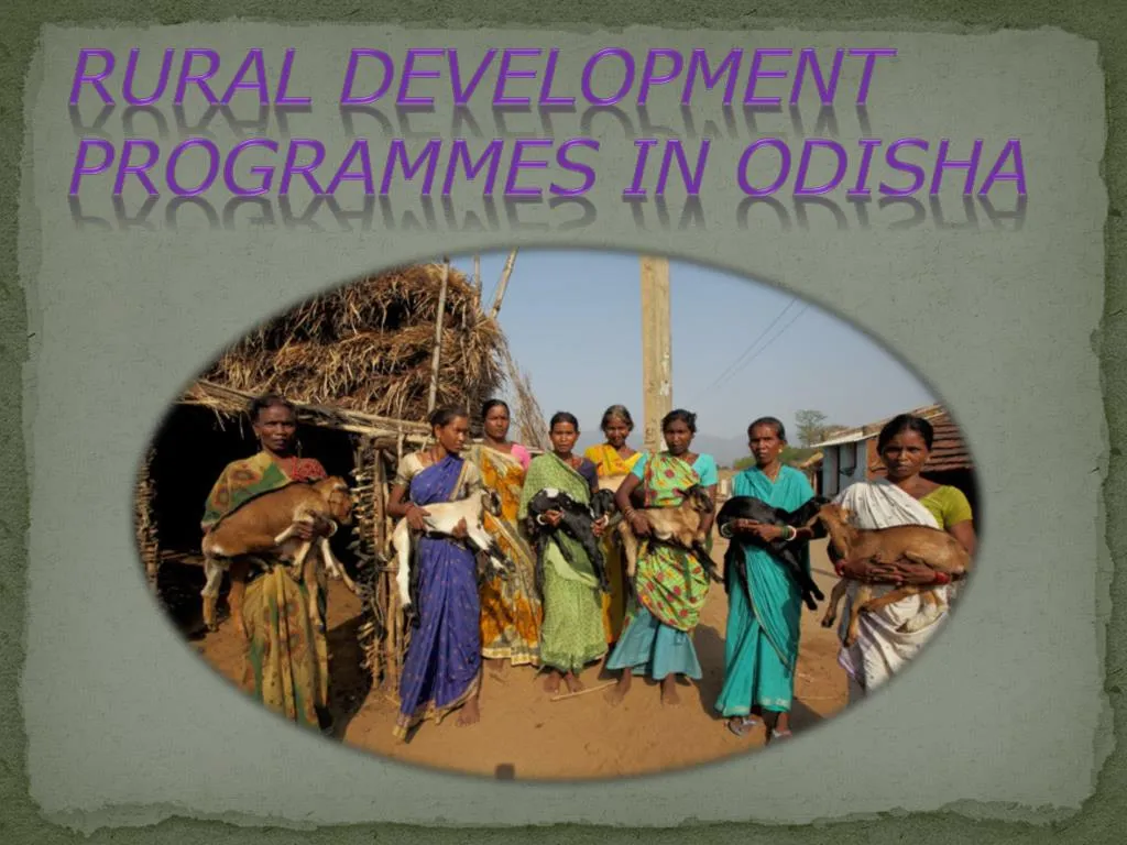 rural development programmes in odisha
