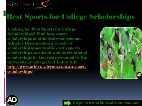 #Best Sports for College Scholarships