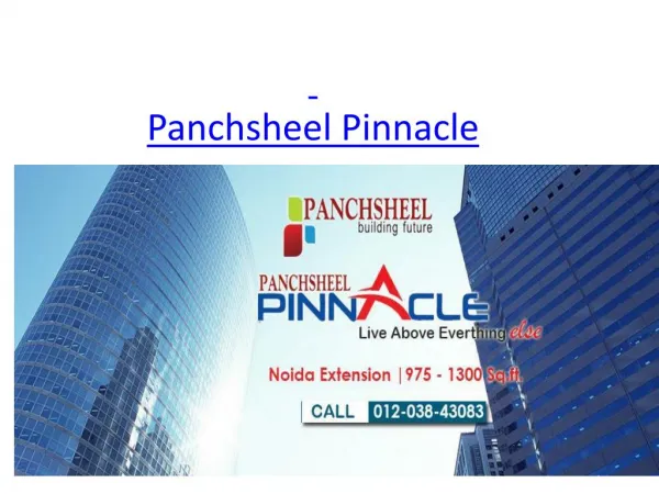 Panchsheel pinnacle , panchsheel greens