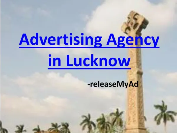 Leading Advertising Agency in Lucknow.