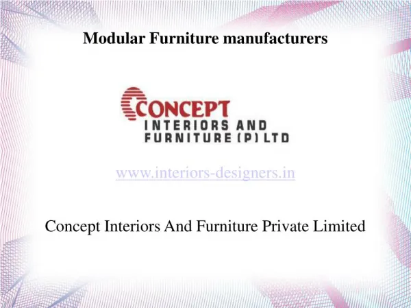 Modular Furniture manufacturers
