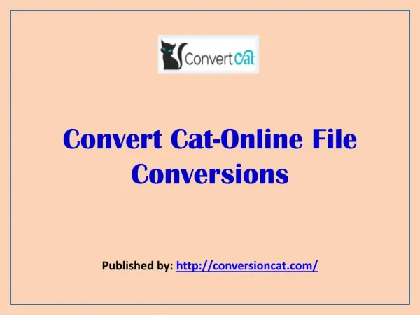 Online File Conversions