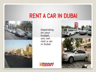 Rent a car in Dubai